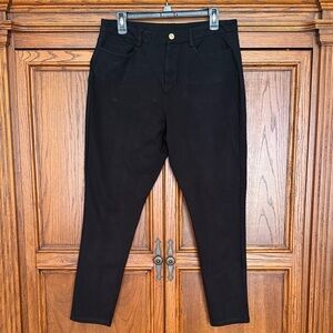 Michael Kors Black Slim Stretch Trousers